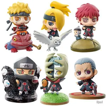 

6pcs/set Anime Naruto Shippuden 6cm Action Figure Model Toys