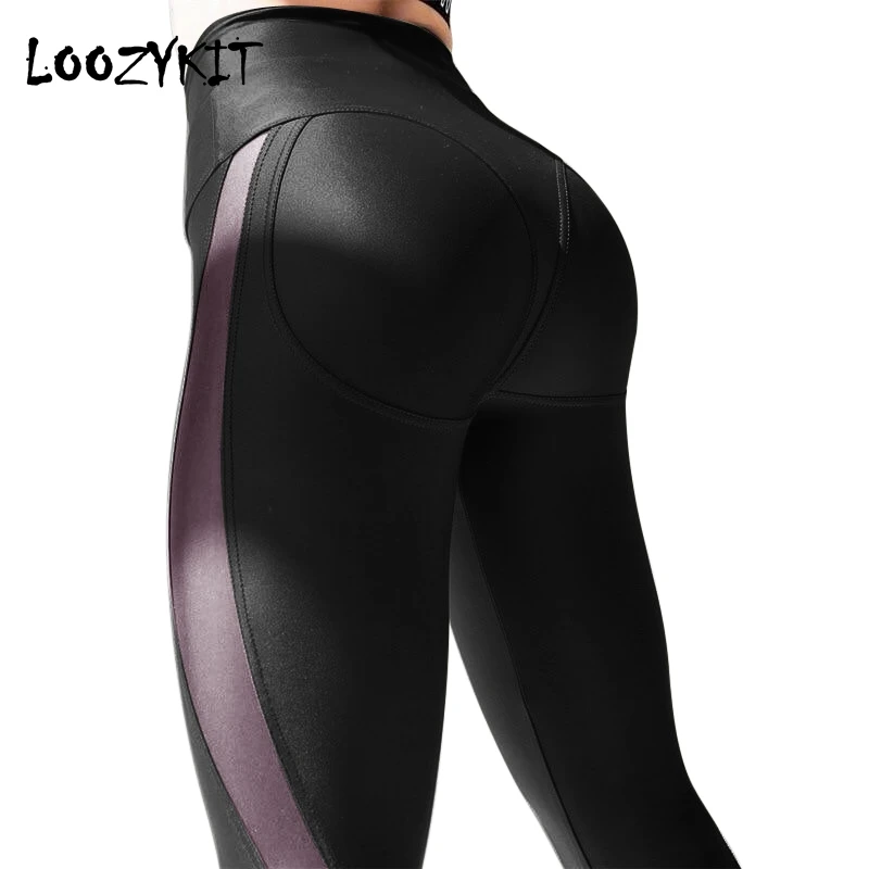 

Loozykit Women's Yoga Pants Seamless Sport Leggings High Waist Fitness Trousers Mesh Running Sweatpants mallas mujer deportivas