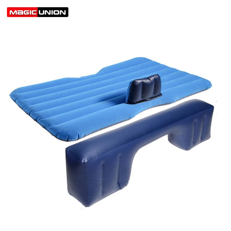 

Car Inflatable Mattress Solid Rear Seat Sofa Cushion in Vehicle Outdoor Camping Travel Pad with Pillows Pump Rest Sleeping Sofa