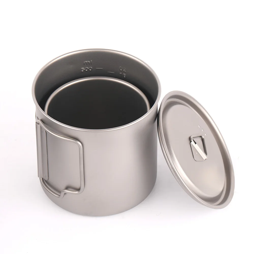 Это сверхлегкий Титан чашки 2 шт набор чашка 300 мл/350 мл+ 650 мл для использования на открытом воздухе, кемпинг, переносные пикник кружка для воды с складная ручка