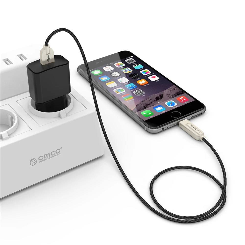 ORICO 2 в 1 взаимный обмен данными между компьютером и периферийными устройствами с разными условиями освещения и микро USB кабель для зарядки и синхронизации c-типа изоляция шнур для iPhone, iPad, Android устройств с Цинковым Сплавом Материал