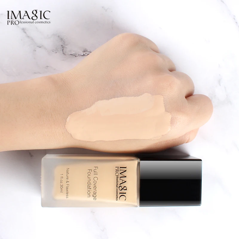 IMAGIC Base Face Liquid Foundation Cream Full Coverage Concealer Oil-control Easy to Wear Soft Face Makeup Foundation IMAGIC Base Face Liquid Foundation Cream Full Coverage Concealer Oil-control Easy to Wear Soft Face Makeup Foundation