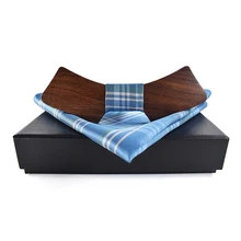 Индивидуальная деревянная бабочка для мужчин деревянный для взрослых платок-галстук бабочка формальный повседневный деловой галстук мужской Карманный квадратный