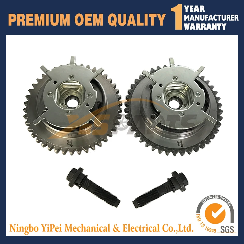  2PCS For Ford Camshaft Phaser Variable Timing Cam Gear 3R2Z-6A257-DA 3L3E6C524FA