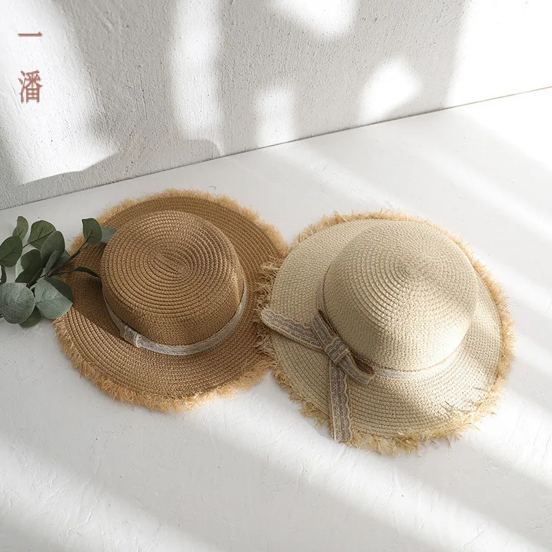 

Summer French outing shade weaving straw hat