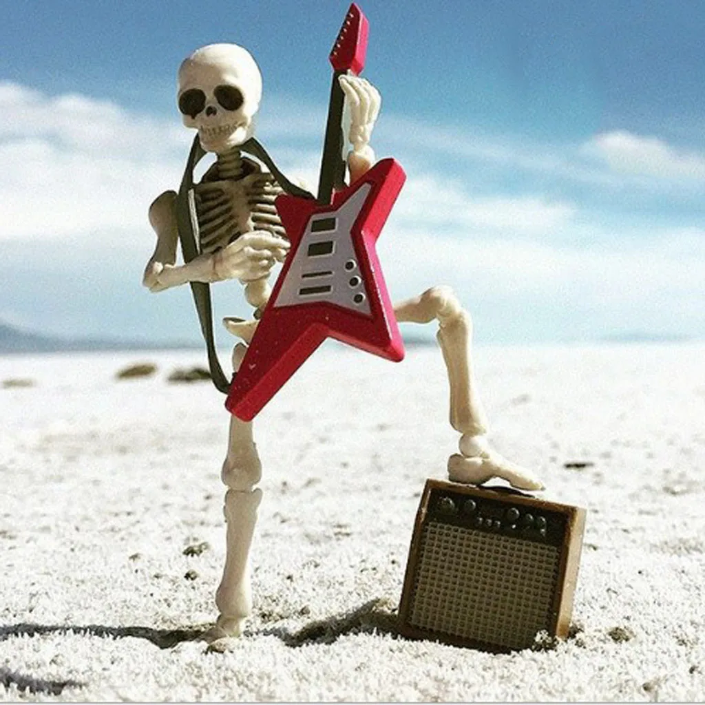 Dollhouse Miniature Guitar Microphone Model Vocal Concert Set Kids Pretend Play Furniture Model Mini Figures Accessories
