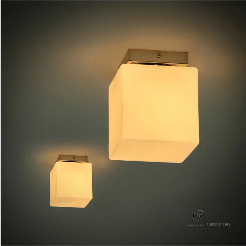 

Simple modern personality corridor balcony glass ceiling lamp bedroom dining room porch bedroom study lamps and lanterns