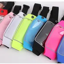 Регулируемый сенсорный экран Сумочка для смартфона многоцелевой мобильный телефон Waistbag открытый спортивная сумка для бега