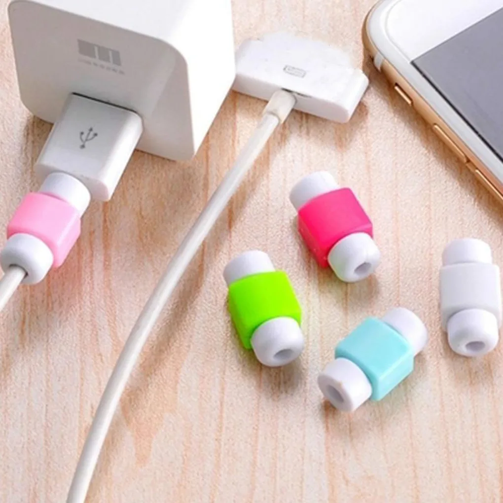 

Cute Bow tie Protector For iPhone USB Charging Data Line Cord Protector Protective Case Cable Winder Cover 1pcs