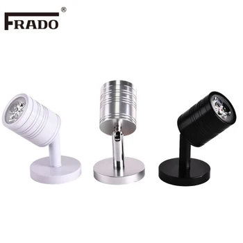 

LED hose Wall Lamps 5W AC90-260V Silver White Black Bedroom Bedside Reading Light Direction Adjustable Indoor Lighting