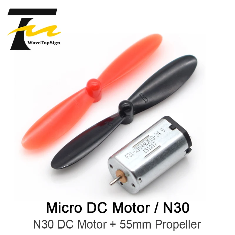 

New N30 Micro DC Motor Suit with Propeller DIY Model Airplane Aircraft Making Tool