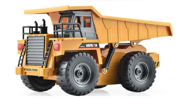 

RC Truck 2.4G 4 Channel Remote Control Metal Dump Truck realistic Machine toys for child boys gift