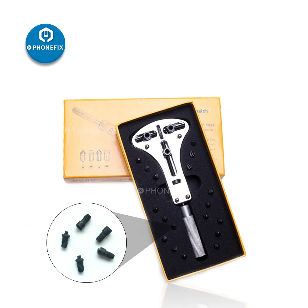 

55MM Adjustable Watch Case Opener Waterproof Wrench Opening Tool Screw Back Remover Watch Back Case Remover Repair Tool