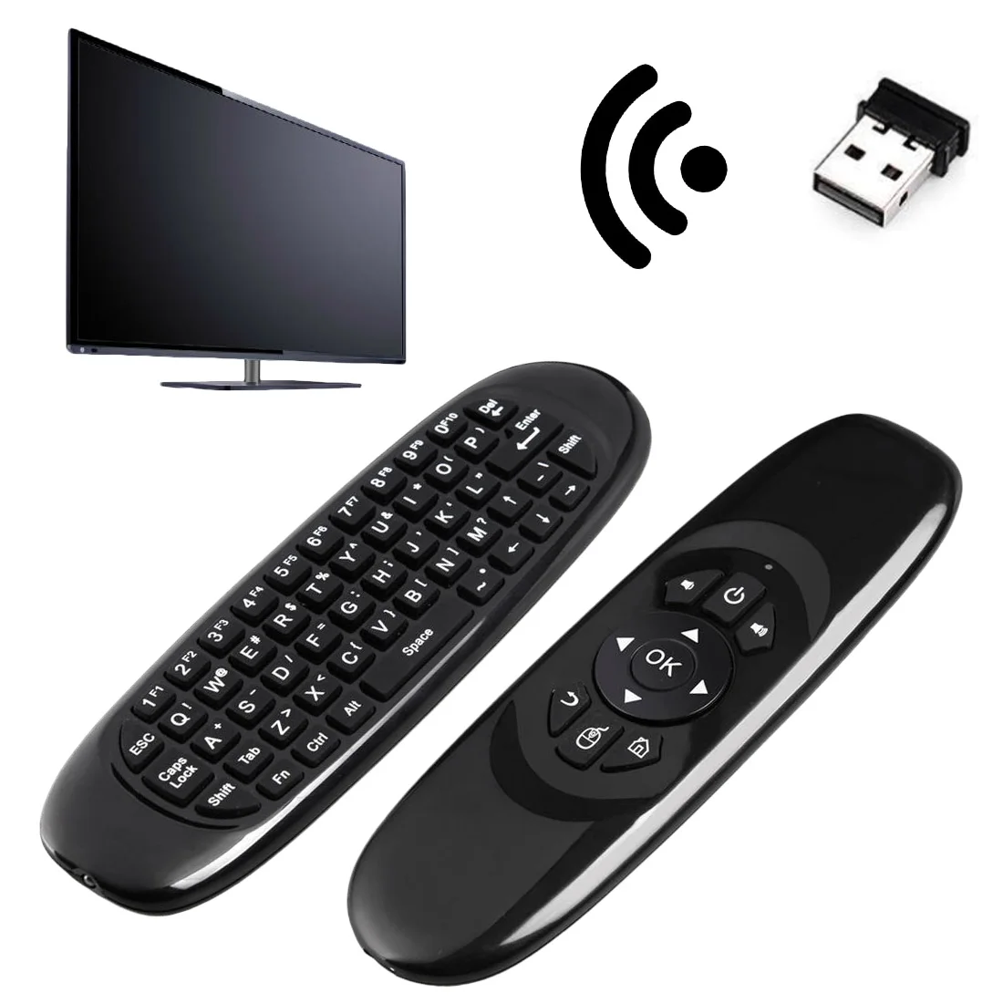 

Control 15m Operating Distance Convenient Mouse for PC TV 6-axis Projector Home Wireless Remote 2.4G