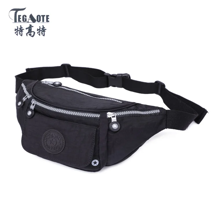 

TEGAOTE 2017 Molle Waist Bags Waterproof Men Pouch Belt Zipper Bags Bolsa Casual Waist Pack nylon Work Waist Bag Small bags 1537