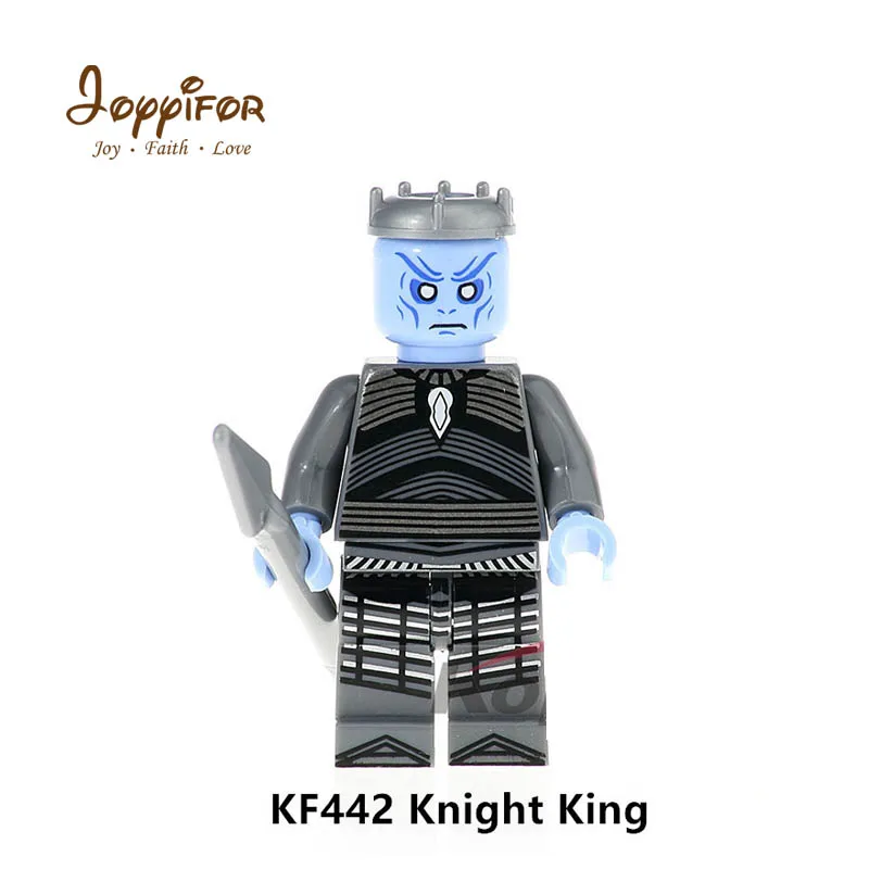 

Joyyifor Game of Thrones Ghost king Knight King Whit Walker Action Figure LegoINGlys Building Blocks Bricks Toys for Children
