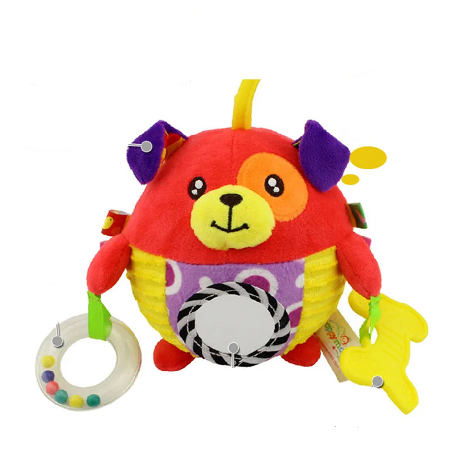 Baby Toys 0-12 Months Comfort Soft Toys For Baby Rattles Stroller Music Bed Bell Educational Rattles Plush Toys For Infant Baby