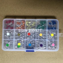 150 шт./кор. 15 видов F5 5 мм круглый светодиодный комплект смешанные теплые белые, красные, зеленые, синие, розового и фиолетового цветов УФ оранжевый желтый светодиод наборы для ухода за кожей