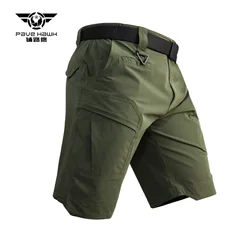 Pantalones cortos deportivos para hombre, Shorts masculinos de secado rápido con múltiples bolsillos, finos, transpirables, para escalada y senderismo