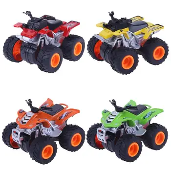 

Mini Alloy Beach Motorcycle Toy 360 Degrees Rotation 4 Wheel Inertial Car Model Diecast Baby Kids Toy Vehicle Birthday Xmas Gift