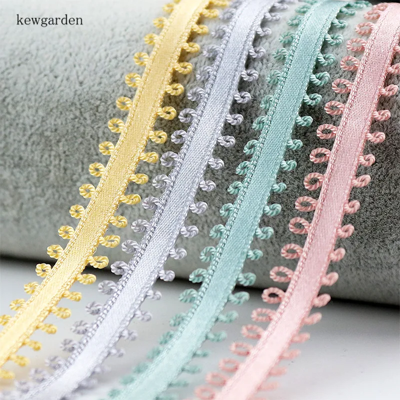 Kewgarden 10 мм 1 см Ушная сторона атласная лента вручную изготовленная DIY бант