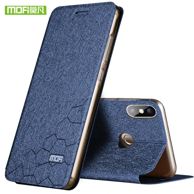Best Offers NEW For Xiaomi Redmi Note 5 Pro Case Mofi for Redmi Note 5 Pro Case Cover Luxury Flip TPU Leather Case for Xiaomi Redmi Note 5