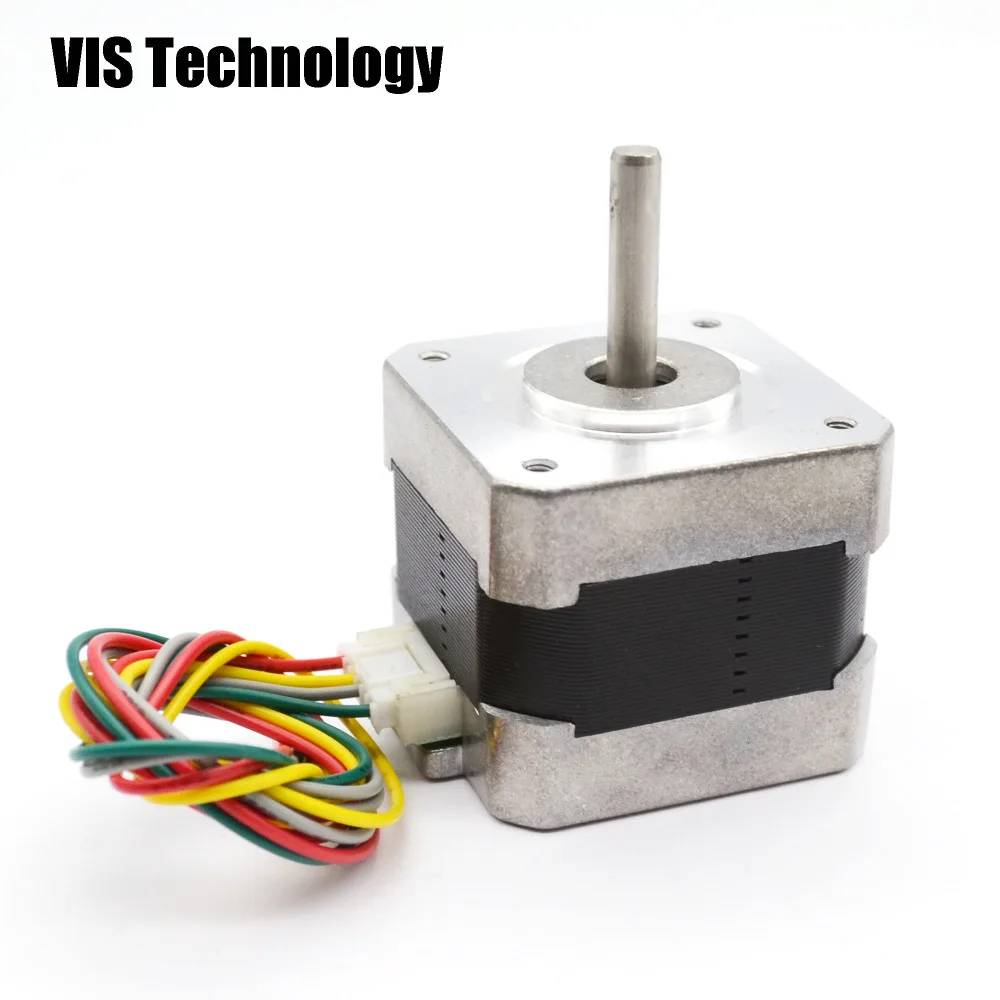 

1pc Hybrid Nema17 bipolar step stepper motor 1.7A 38mm length 35Ncm 4 leads 42SHD0112-24B for RepRap 3D printer