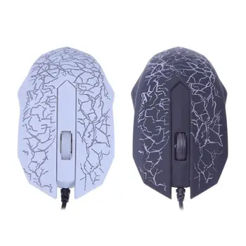 

Wired USB Port 3 Keys 2400DPI Optical Gaming Mouse with RGB Backlight for PC Laptop Computer Promotion Home Office Gamer Mice