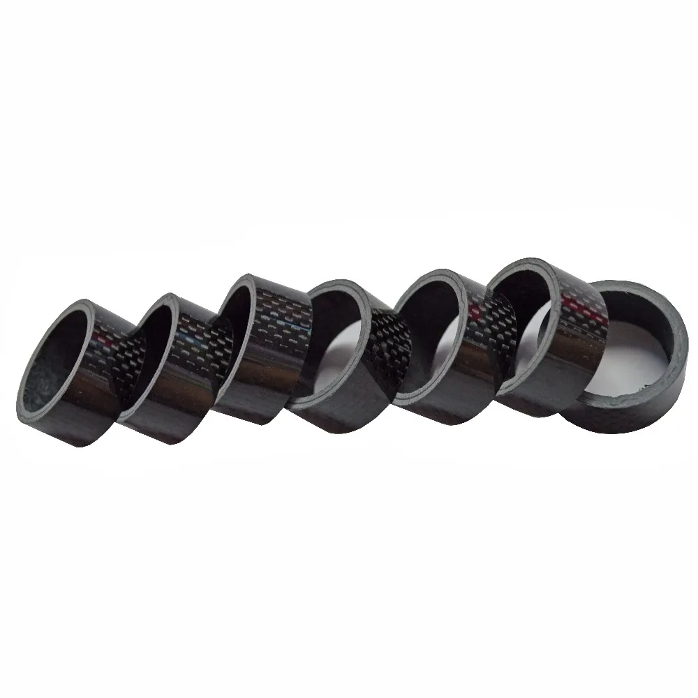 Free shipping !NEW 10pcs/lots 100 carbon fibre spacer carbon spacers