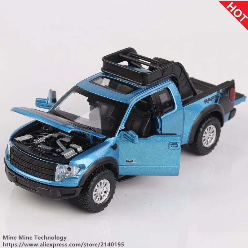 Double Horses 1:32 High Simulation Model Toys Car Styling Ford F150 Raptor Pickup Trucks Alloy metal Car toys for children gift