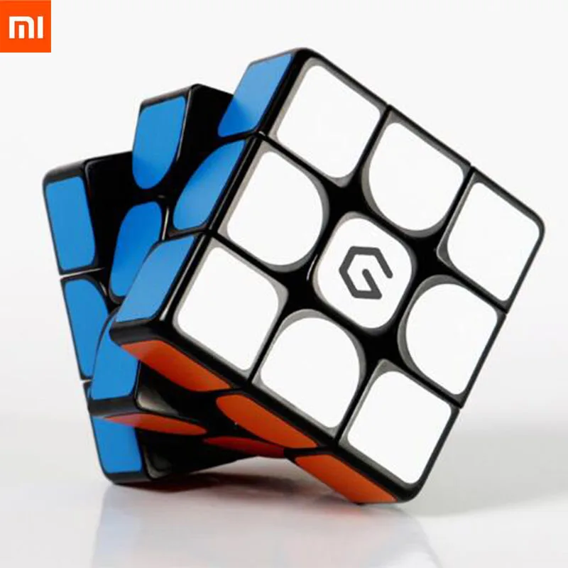 Xiaomi Mijia Giiker M3 Магнитный куб 3x3x3 яркий цвет квадратный магический куб головоломка научное образование для детей и взрослых - Цвет: Синий