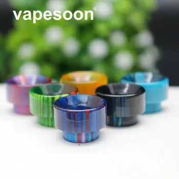 

VapeSoon New Arrival 810 Resin Drip Tip For Kennedy 24 528 Vandy Vape Kylin RTA Reload etc 6pcs