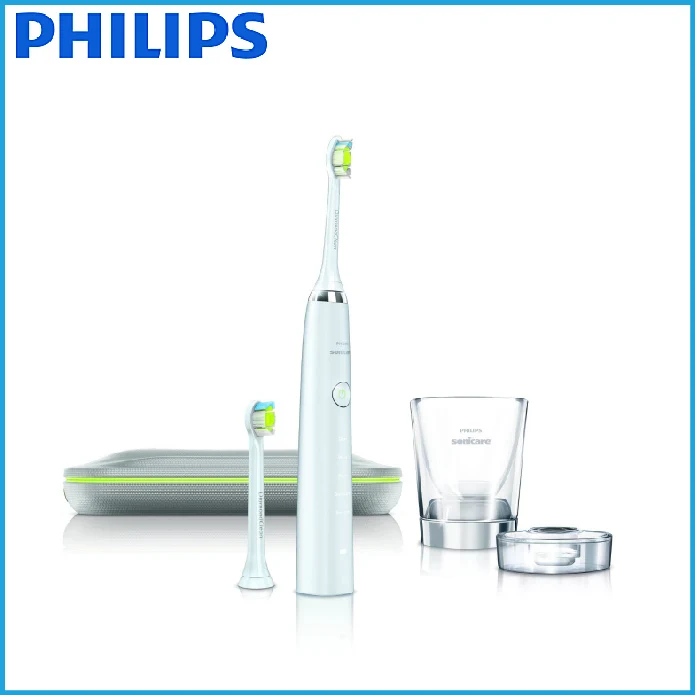 Philips DiamondClean аккумуляторная электрическая зубная щетка White Edition HX9382 HX9332