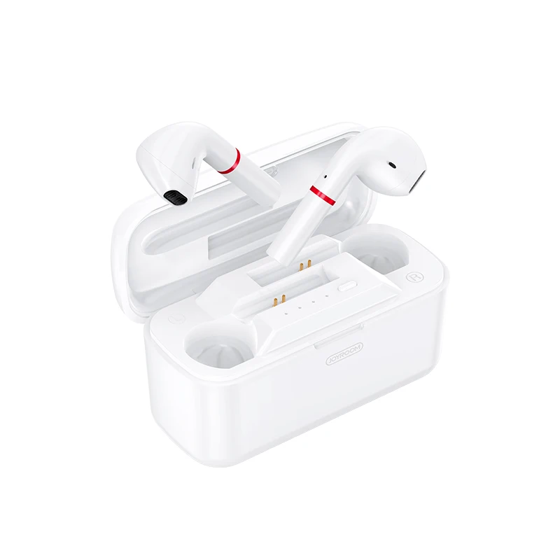 Joyroom Bluetooth headset in ear stereo earphone case mini true wireless tws earbuds - Цвет: Белый