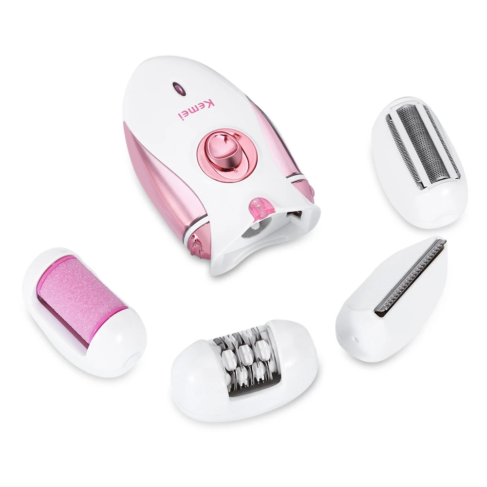 Kemei2530-4-in-1-Multifunctional-Women-Shaver-Electric-Epilator-Rechargeable-Hair-Removal-Foot-Care-Tool-With (2)