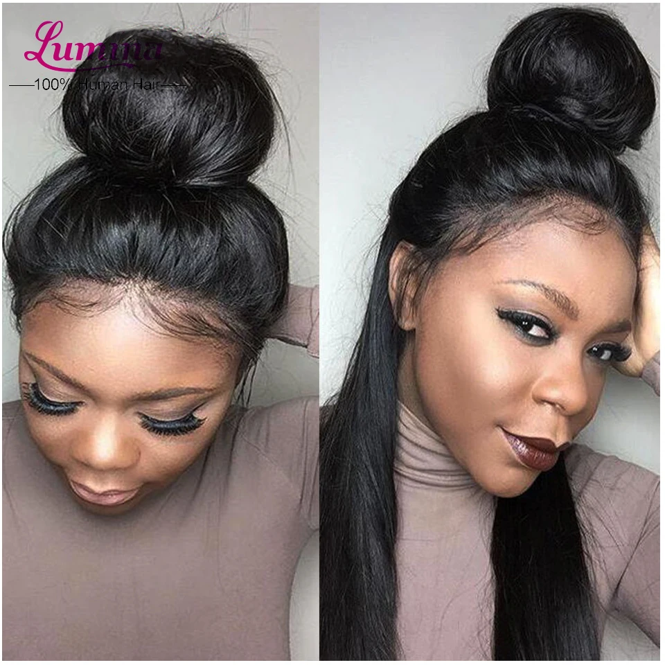 

Cheapest 360 Straight Frontals Closure Brazilian Frontal Closure Pre Plucked Lace Frontal Bleached Knots Malibu Dol