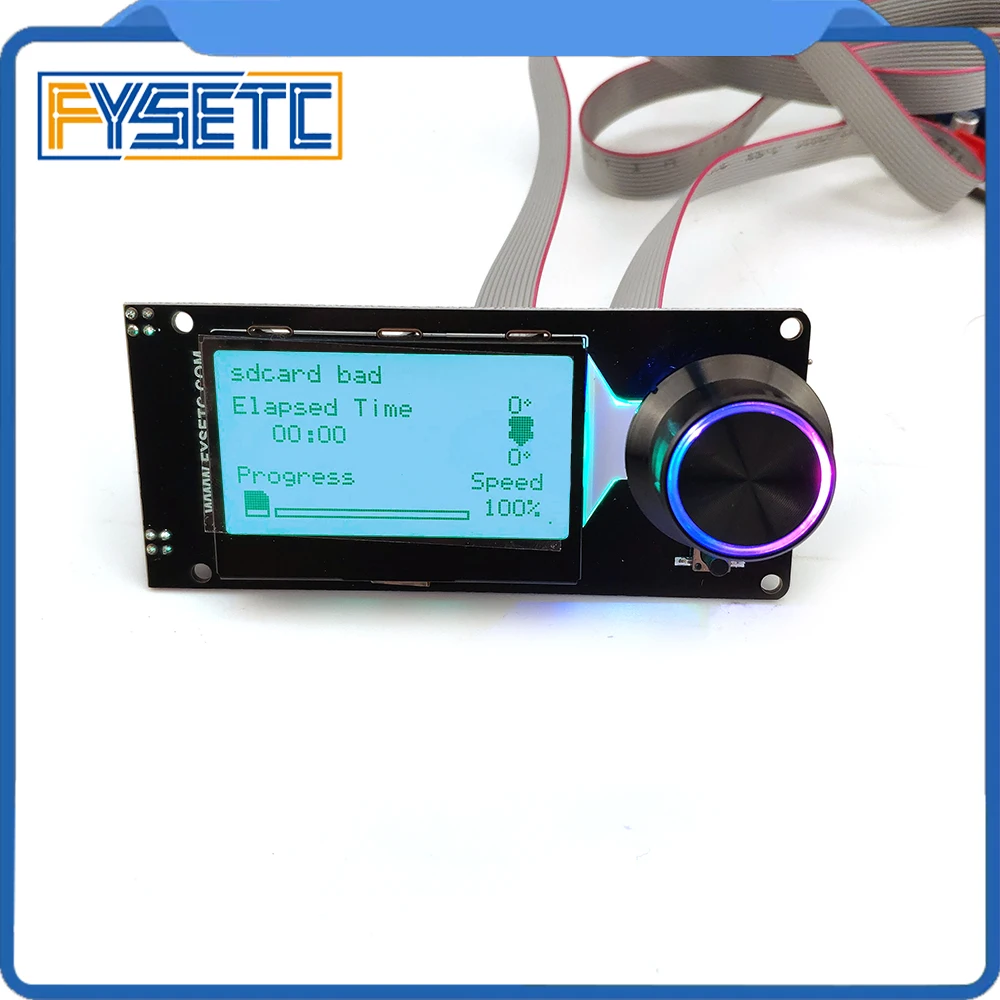 Мини дисплей Type C 12864 v1.2 MINI12864 ЖК черный на белом поддержка Marlin DIY с SD картой