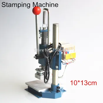

1 Set Manual hot foil stamping machine 10*13cm foil stamper printer leather embossing machine 110/220V