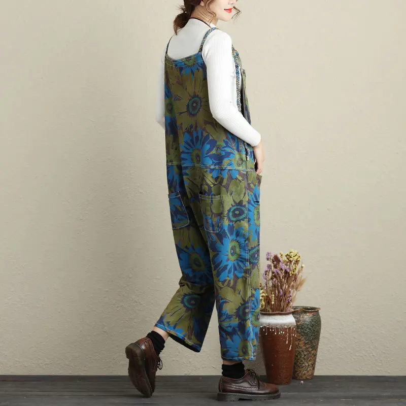 

Elegant Jumpsuits Female Summer 2018 Spring Rompers Womens Jumpsuit Plus Size Print Women's Pants Trousers Streetwear Leotard