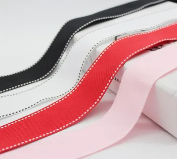 

38MM 25MM 22MM 16MM 9MM Stitch Grosgrain Ribbon Top Quality Wedding Trims For DIY Accessories 1-1/2" 1 Inch 7/8" 5/8 Inch 3/8"