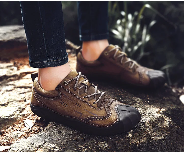 high quality spring autumn men genuine leather driving causal outdoor sport shoes man toe loafers mocassins 9055