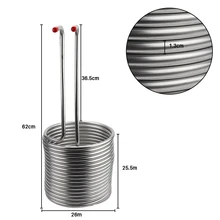 Охлаждение катушки трубы погружения сусла чиллер домашнего пивоварения пива Топ эффективная нержавеющая сталь