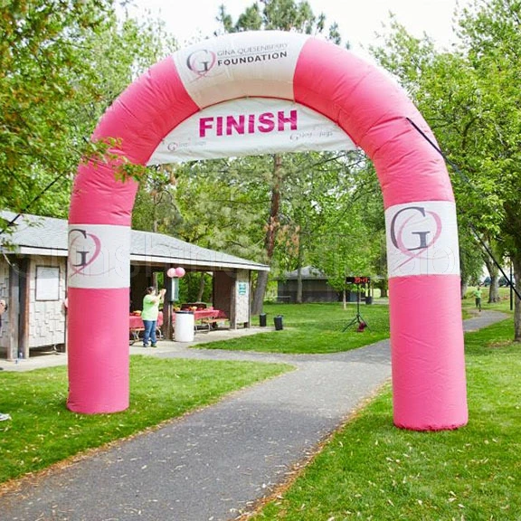 Best quality oxford outdoor font b sports b font running mini inflatable arch for marathon N