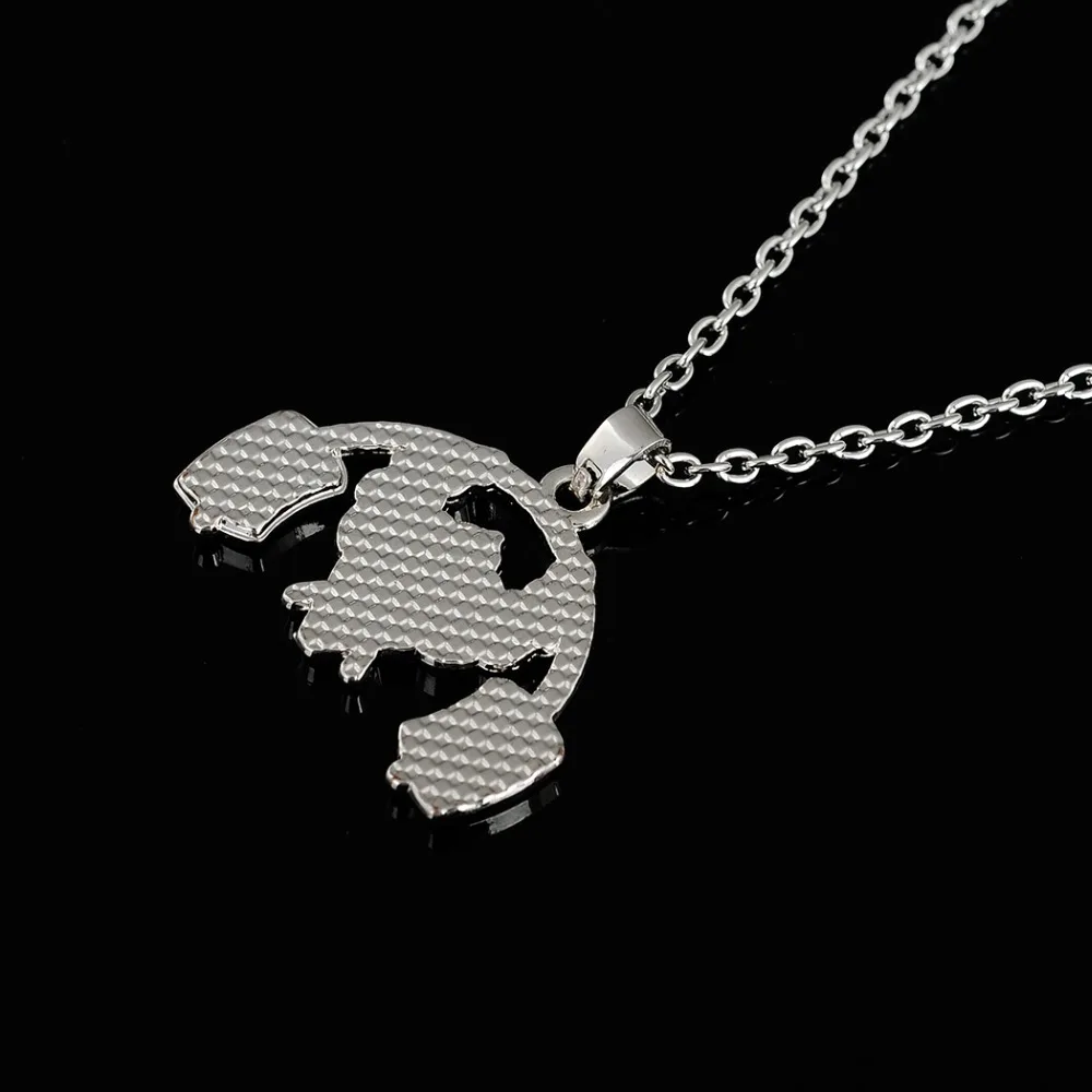 Fishhook ювелирное Ожерелье Фитнес для тренажерного зала Мужская металлическая