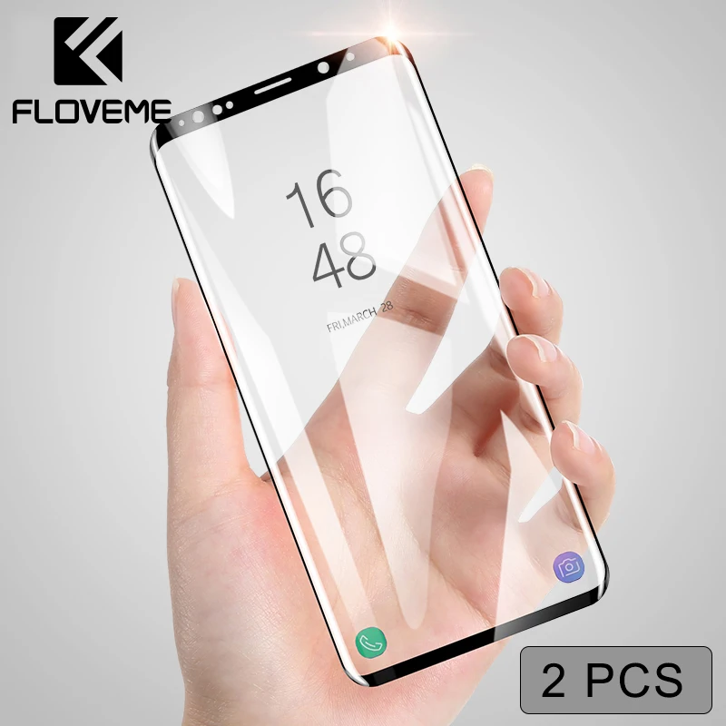 FLOVEME 3D изогнутая мягкая защитная пленка полная защита экрана для Samsung Galaxy S8 S9 Plus +
