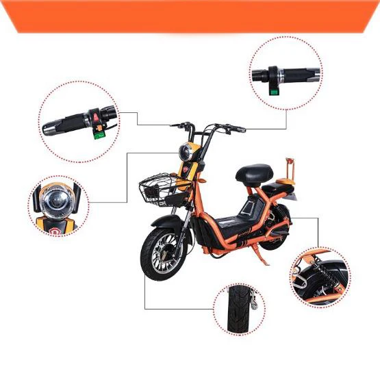 Горячая Распродажа электрические мотоциклы батарея для хранения Ebike 14 дюймов
