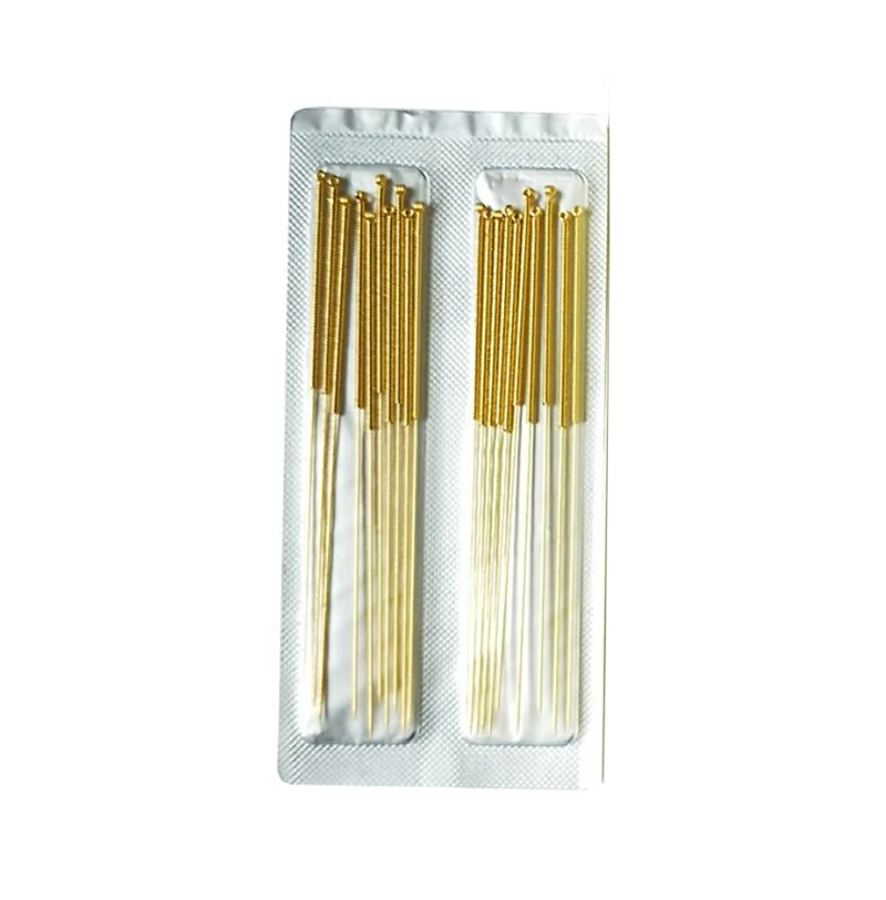 

HANRIVER 2018 20 pieces all gilded filiform needle acupuncture needle acupuncture needle as lily