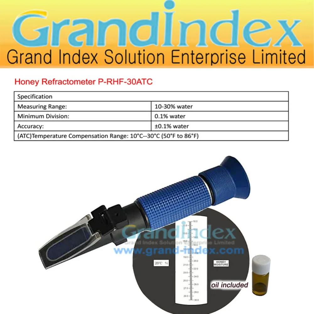 Honey Refractometer P RHF 30ATC,great for bee keeper;included