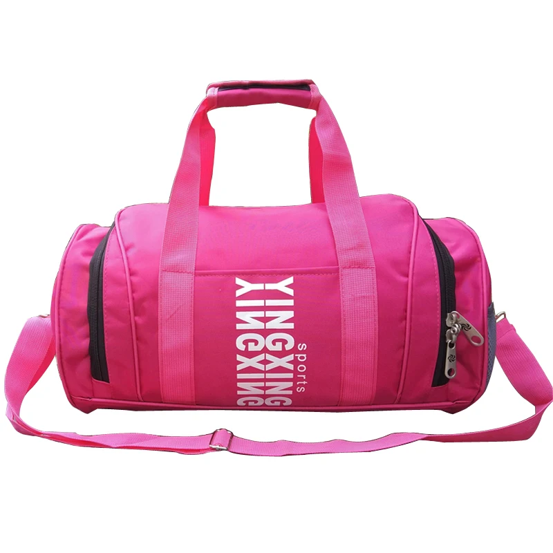 Холст Ткань спортивную сумку спортивная спортивные Athletic Sport сумка Для женщин тренажерный зал Фитнес сумки