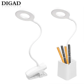

New 28 LED Eye Protect Pen holder Light Table Lamp Stepless Dimmable Bendable USB Powered Touch Sensor Control reading desk lamp